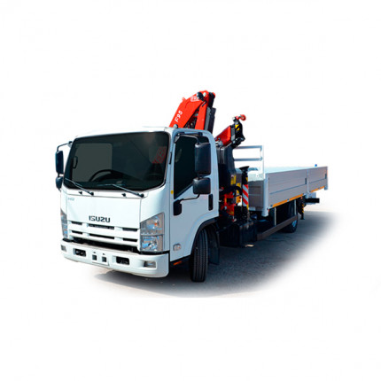 Аренда манипулятора ISUZU грузоподъемность 5тн; г/п стрелы 3 тонн