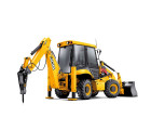 Гидромолот на базе экскаватора-погрузчика JCB 3CX