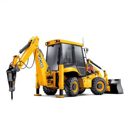 Гидромолот на базе экскаватора-погрузчика JCB 3CX